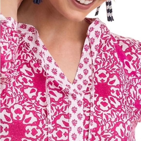 VINEYARD VINES Pink medallion tunic Size Small - Picture 16 of 16